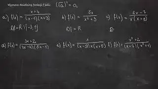 3.47 Wyznacz dziedzinę funkcji f jeśli: a) f(x) = x+4/(x-1)(x+3)