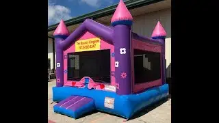 Pink Flower Bounce House 15 X 15