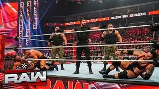 SETH ROLLINS RETURNS WITH AOP TO DESTROY THE VISION! 