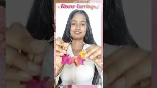 ₹0 Mein Banayi Itni Sundar Earrings 😱 Garden Se Direct! 😍#GardenToGlam #youtubeshorts #shorts #viral