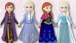 Disney Frozen 1&2 ❄️☃️ Small Princess Dolls by Mattel 🧊🥶 Unboxing / Review