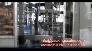 fully automatic fertilizer 25kg packing machine powder granules packaging equipment