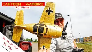 Cartoon Fattie Warbird RC Plane - BF-109 - Review