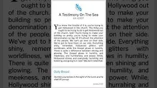 A testimony on the sea #jesus #repent #faith #love #message #williambranham #shorts #trending #fyp