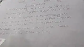 Class 6 French, lesson 9 , part 1/3, translation of the text