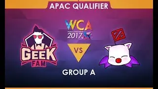 Geek Fam vs MongolZ Game 3 - WCA 2017 APAC Qualifier Group A - @Xyclopzz