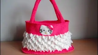 how to crochet bello kitty bag by marifu6a