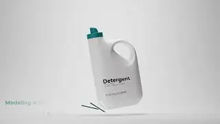 [My Blender Exercise] #01 Modeling A Detergent Bottle