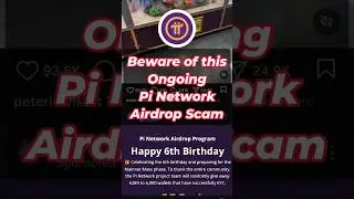 Pi Network Airdrop Scam 🚨