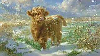 Relaxing Celtic Music  - The Highland Cow's Peaceful Pasture