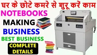 Note book Making Business, notebook, register, diary, Book Making Machine | JMT Machines
