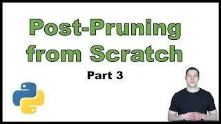 Post-Pruning from Scratch in Python p.3