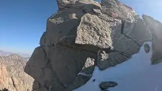 Polemonium peak summit ridge