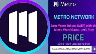 Metro network|Metro coin|Metro|Metro coin price|Metro metwork contract address|Crypto currency|token