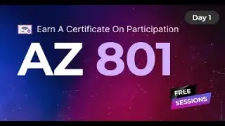 AZ 801: Настройка Windows Server Hybrid Advanced Services (бесплатное обучение)