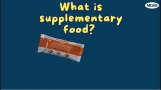 What is Supplementary food? MOAS' fight against malnutrition