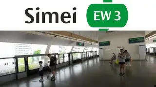 EW3 Simei MRT Station: Platforms to Exit A | Singapore Walking Tour
