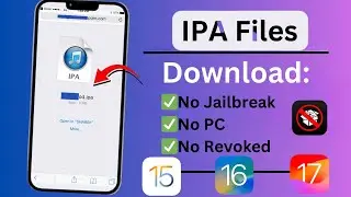 Download iPA file ✅no need PC, ✅No Jailbreak ✅ No Revoked | iOS Tips