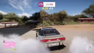 Drifting for fun grinding for a backstage pass on Forza horizon  5
