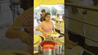 Daily 500 People Eat Here | Locally Famous Food Cart in Shivamogga #shorts  #food #streetfood #idli