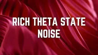 RICH THETA STATE NOISE | 12 Hours | Black Screen | No Midway Ads | Relax/ Sleep/ Calm Anxiety/ Focus