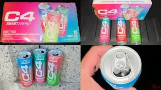 Costco Sale Item Review C4 Smart Energy Drink Cherry Berry Lime, Watermelon Burst, Strawberry Guava
