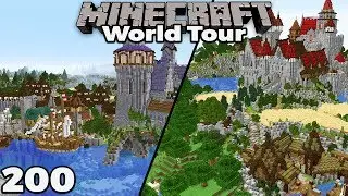 WORLD TOUR & DOWNLOAD : MINECRAFT 1.14 Survival Let's Play ft. Pixlriffs #200
