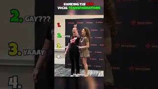 Ranking The Best Vocal Transformations #shorts #trending #tiktok