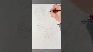 How to draw Gojo part 1 #drawing #pencildrawing #jujutsukaisen #sketch