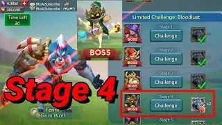 Lords mobile limited challenge bloodlust stage 4