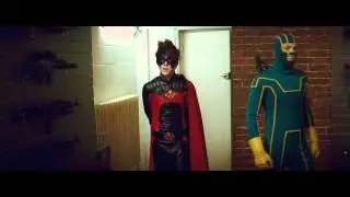 Kick Ass - Red Mist shooting Hit Girl.
