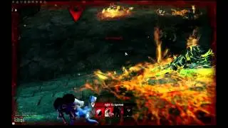 Guild Wars 2 - Fire Elemental Boss with commentaries [Group Dynamic Event]