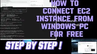 How to connect AWS EC2 instance from windows laptop for free