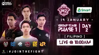 (FILIPINO) M2 Group Stage Phase 1 - Day 2 | MLBB World Championship 2020 | Singapore
