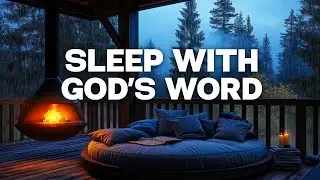 Fall Asleep Instantly | Peaceful Bible Verses with Gentle Rain for Deep Rest