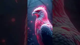 Une aigle n&eacute;on 🦅 Tu aimes ? #ai #eagle #aigle #animal #badass #leonardo #flowstate #ai #neon #viral