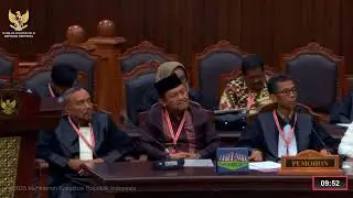 (Panel I) Sidang Perkara PHPU Gubernur, Bupati dan Walikota, Ju'mat, 10 Januari 2025.