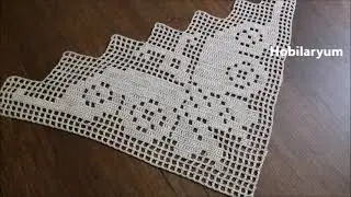 Bu Kelebek 🦋Çeyizlerinizi Süslesin 😍 Tığişi Örgü Köşe dantel modeli yapımı Part 6