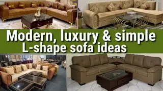 Modern, luxury & simple L shape sofa set design #lshapedsofa #furnituredesign @zshomedecor875