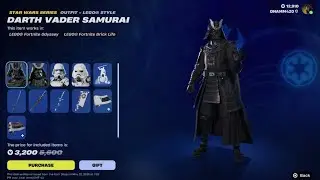 Fortnite DARTH VADER SAMURAI BUNDLE! Item Shop MAY 18TH 2025