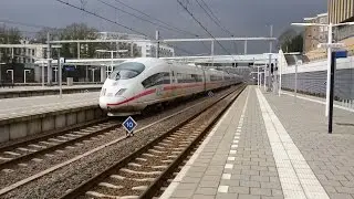 DB ICE-3 (4654) als internationale trein (ICE 128) op Arnhem richting Amsterdam Centraal