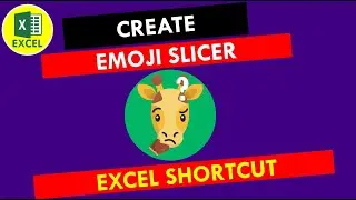 How to Create a Emoji Slicer in Excel | Tricks & Tips | #shorts