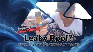 Leaky Roof? Watch How I Fixed It with Waterproof Paint!