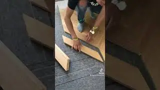 DIY to install chevron flooring #woodworking #chevron #handmade #flooring #handcraft