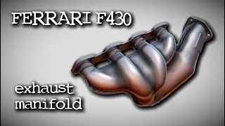 Ferrari F430 exhaust manifold - 3D scan Revopoint POP 2
