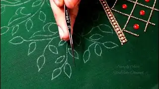 Aari Work Blouse 32 | Grand and Traditional Aari Embroidery Sleeve Designing Tutorial - Part 2