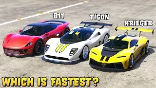 GTA 5 - TIGON vs KRIEGER vs PFISTER 811 - Which is Fastest?