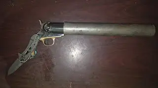 Nichola's golf ball knife gun. black powder percussion cap. buck shot n ball, blank.
