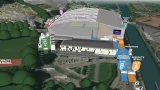 Forsyth Barr Stadium virtual map for Eagles concert