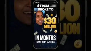Rep. Ilhan Omar from BROKE to $30 MILLION??? 🤔 #shorts #breakingnews